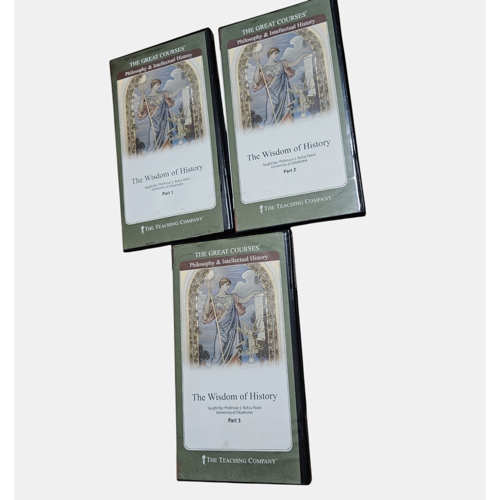 The Great Courses: The Wisdom of History Part 1-3 DVDs, Professor J. Rufus Fears